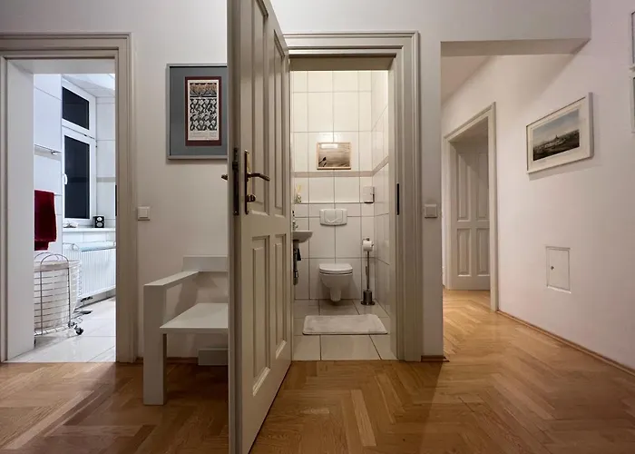 Apartmán Wohnen Auf Zeit - Design By Rabe - Parkplatz & Netflix & Coffee-bar - Nahe Schloss Schoenbrunn
