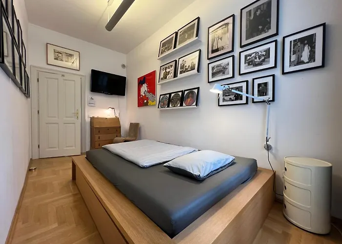 Apartmán Wohnen Auf Zeit - Design By Rabe - Parkplatz & Netflix & Coffee-bar - Nahe Schloss Schoenbrunn *